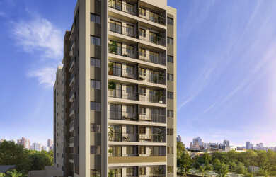 Imagem: O apartamento possui 1 Dormitório, 1 Suíte, 1 Banheiro e 29m²