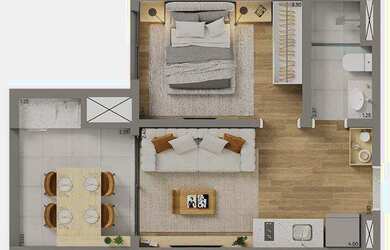 Imagem 13: Apartamento à venda na Saúde, São Paulo-SP 1 quarto, 1 sala, 1 banheiro...