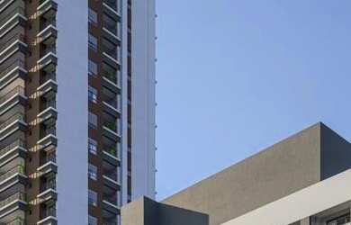 Imagem: O studio possui 1 Dormitório, 1 Banheiro, 26m² de Área e