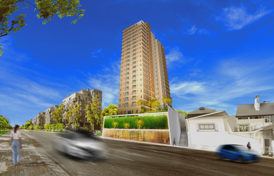 Imagem: O apartamento possui 2 Dormitórios, 1 Banheiro, 1 Vaga na garagem