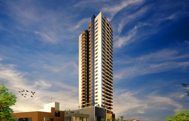 Imagem: O apartamento possui 2 Dormitórios, 1 Suíte, 2 Banheiros