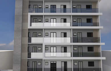 Imagem: O apartamento possui 2 Dormitórios, 1 Banheiro, 1 Vaga na garagem