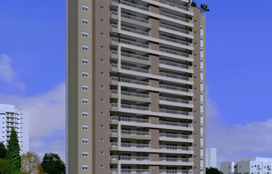 Imagem: O apartamento na cobertura possui 4 Dormitórios, 4 Suítes