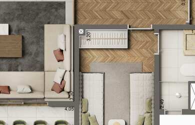 Imagem 15: 3 dormitórios, 3 suíte, 4 banheiro, 2 vagas na garagem, 135M² de Área...