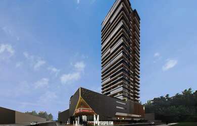 Imagem: O apartamento possui 1 Dormitório, 1 Banheiro, 1 Vaga na garagem