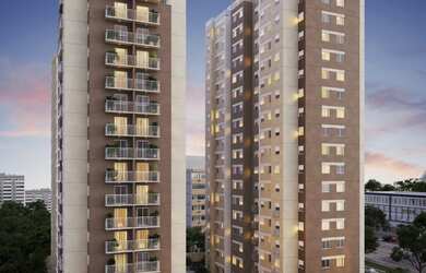 Imagem: O apartamento possui 2 Dormitórios, 1 Banheiro e 31m² de Área