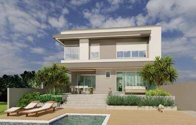 Imagem: A casa possui 4 Dormitórios, 4 Suítes, 9 Banheiros, Imóvel