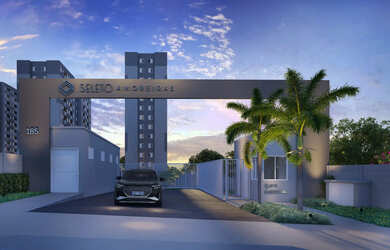 Imagem: O apartamento possui 2 Dormitórios, 1 Banheiro, 2 Vagas na