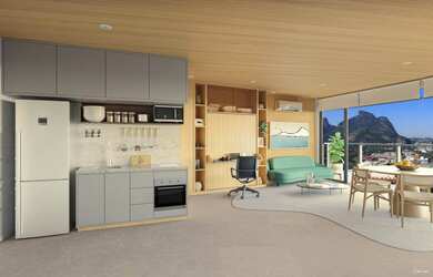 Imagem 13: 1 dormitório, 1 suítes, 2 banheiro, 1 vaga na garagem, 80M² de Área Construída