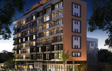 Imagem: O apartamento possui 1 Dormitório, 1 Banheiro e 36m² de Área