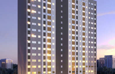 Imagem: O apartamento possui 2 Dormitórios, 1 Banheiro, 36m² de Área