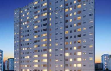 Imagem: A kitnet possui 1 Dormitório, 1 Banheiro, 27m² de Área Privada