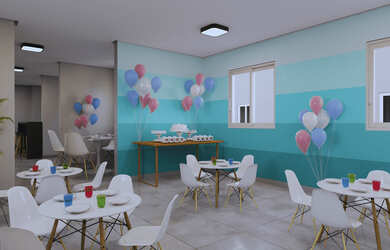 Imagem 9: Livus São Mateus. Churrasqueira, 1 Banheiroe2 Dormitórios