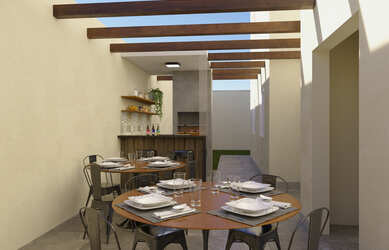 Imagem 15: Livus São Mateus. Churrasqueira, 1 Banheiroe2 Dormitórios