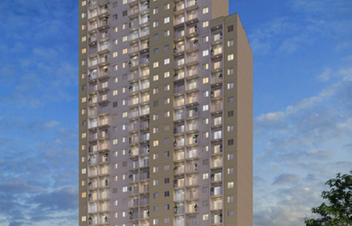 Imagem: O apartamento possui 1 Dormitório, 1 Suíte, 1 Banheiro, 27m²