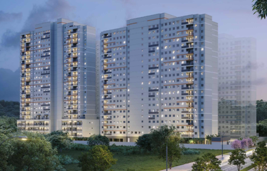 Imagem: O apartamento possui 1 Dormitório, 1 Banheiro e está localizado