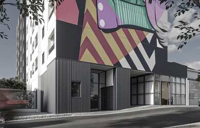 Imagem: O apartamento possui 1 Dormitório, 1 Banheiro e 18m² de Área