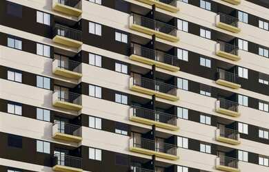 Imagem: O apartamento possui 1 Dormitório, 1 Banheiro, 44m² de Área