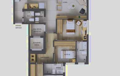 Imagem 15: Excellence Guedala, 3 dormitórios na Rua Dos Três Irmãos