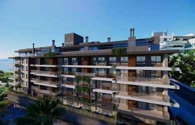 Imagem: O studio possui 1 Dormitório, 1 Suíte, 1 Banheiro, 1 Vaga