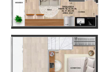 Imagem 9: Leonor, 1 dormitório na Avenida Marcondes De Brito