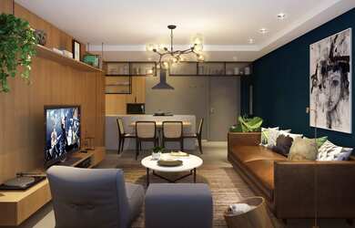 Imagem 6: Apartamento Padrão, 1 dormitório, 1 suítes, 1 banheiros, 1 vaga na garagem