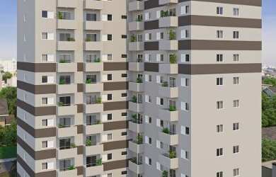 Imagem: O apartamento possui 1 Dormitório, 1 Banheiro, 26m² de Área