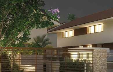 Imagem: A casa em condomínio possui 4 Dormitórios, 4 Suítes, 6 Banheiros