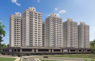 Imagem: O apartamento possui 2 Dormitórios, 1 Banheiro, 1 Vaga na garagem