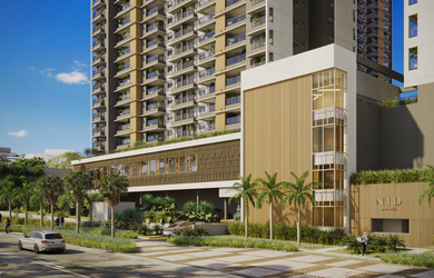 Imagem: O apartamento possui 4 Dormitórios, 2 Suítes, 5 Banheiros