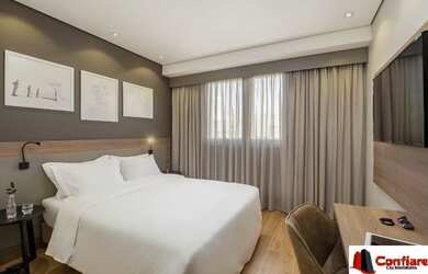 Imagem: O apartamento possui 1 Dormitório, 1 Banheiro, Imóvel mobiliado