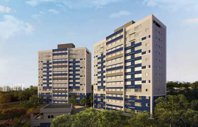 Imagem: O apartamento na cobertura possui 3 Dormitórios, 1 Suíte