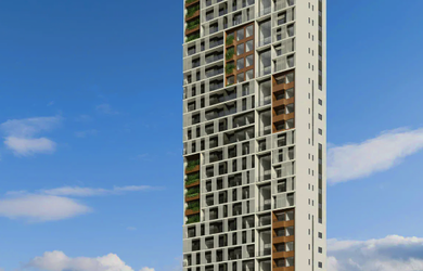 Imagem: A kitnet possui 1 Dormitório, 1 Suíte, 1 Banheiro, 1 Vaga