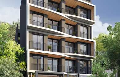 Imagem: O apartamento possui 1 Dormitório, 1 Suíte, 2 Banheiros, 1