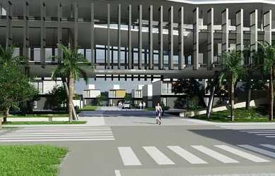 Imagem: A casa em condomínio possui 3 Dormitórios, 3 Suítes, 5 Banheiros