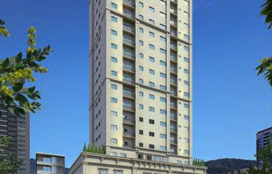 Imagem: O apartamento possui 2 Dormitórios, 1 Suíte, 2 Banheiros