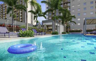 Imagem: O apartamento possui 2 Dormitórios, 1 Suíte, 2 Banheiros e