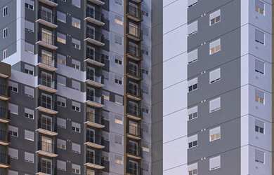 Imagem: O apartamento e possui 2 Dormitórios, Suítes, 1 Banheiro