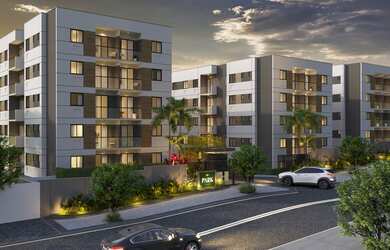 Imagem: O apartamento possui 2 Dormitórios, 1 Suíte, 2 Banheiros