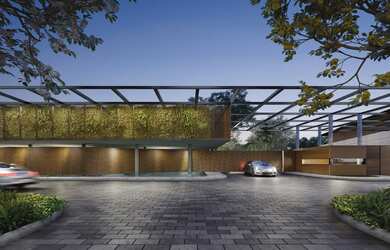 Imagem: A casa em condomínio possui 4 Dormitórios, 4 Suítes, 5 Banheiros