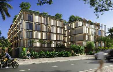 Imagem: O apartamento possui 1 Dormitório, 1 Banheiro, 53m² de Área