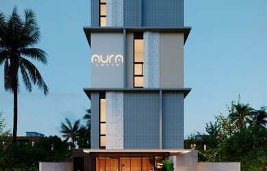 Imagem: O apartamento possui 1 Dormitório, 1 Banheiro, 1 Vaga na garagem