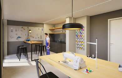 Imagem 10: 2 dormitórios, 1 banheiros, 1 vaga na garagem, 41M² de Área Construída