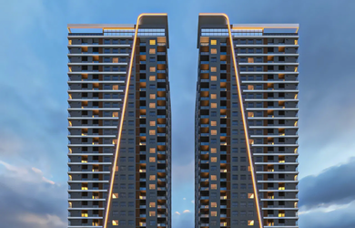 Imagem: O apartamento possui 2 Dormitórios, 2 Suítes, 3 Banheiros