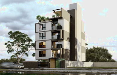 Imagem: O apartamento possui 2 Dormitórios, 1 Suíte, 2 Banheiros