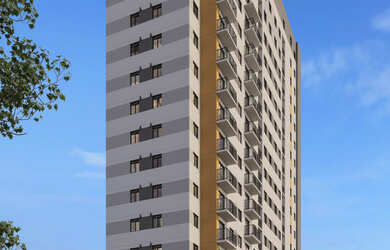 Imagem: O apartamento possui 2 Dormitórios e 1 Banheiro e está localizado