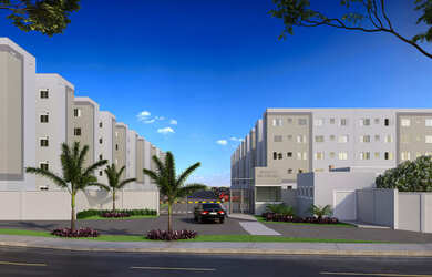 Imagem: O apartamento possui 2 Dormitórios, 1 Banheiro e está localizado