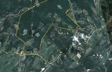 Imagem: O terreno possui 2.057.385m² de Área e está localizado em