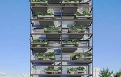 Imagem: O apartamento possui 2 Dormitórios, 1 Suíte, 2 Banheiros