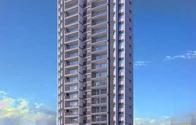 Imagem: O apartamento possui 2 Dormitórios, 1 Suíte, 2 Banheiros